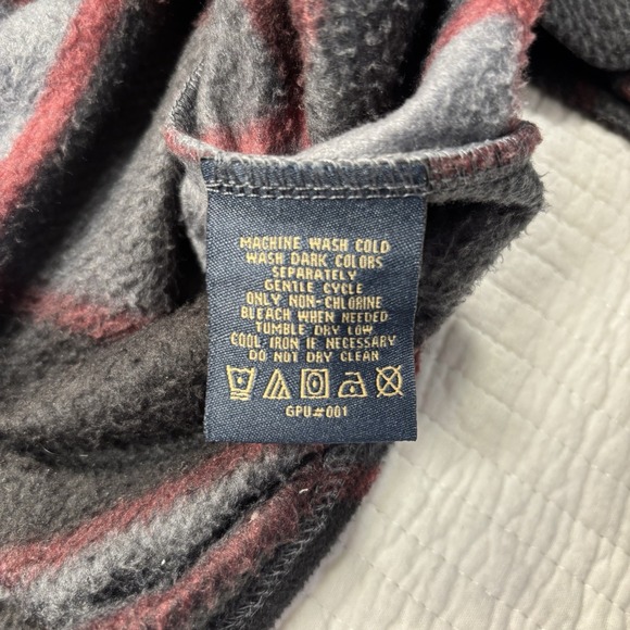 Freedom Foundry Shirt Men's XL‎ Gray/Red Plaid Fleece Button Up Long Sleeve - Picture 9 of 10